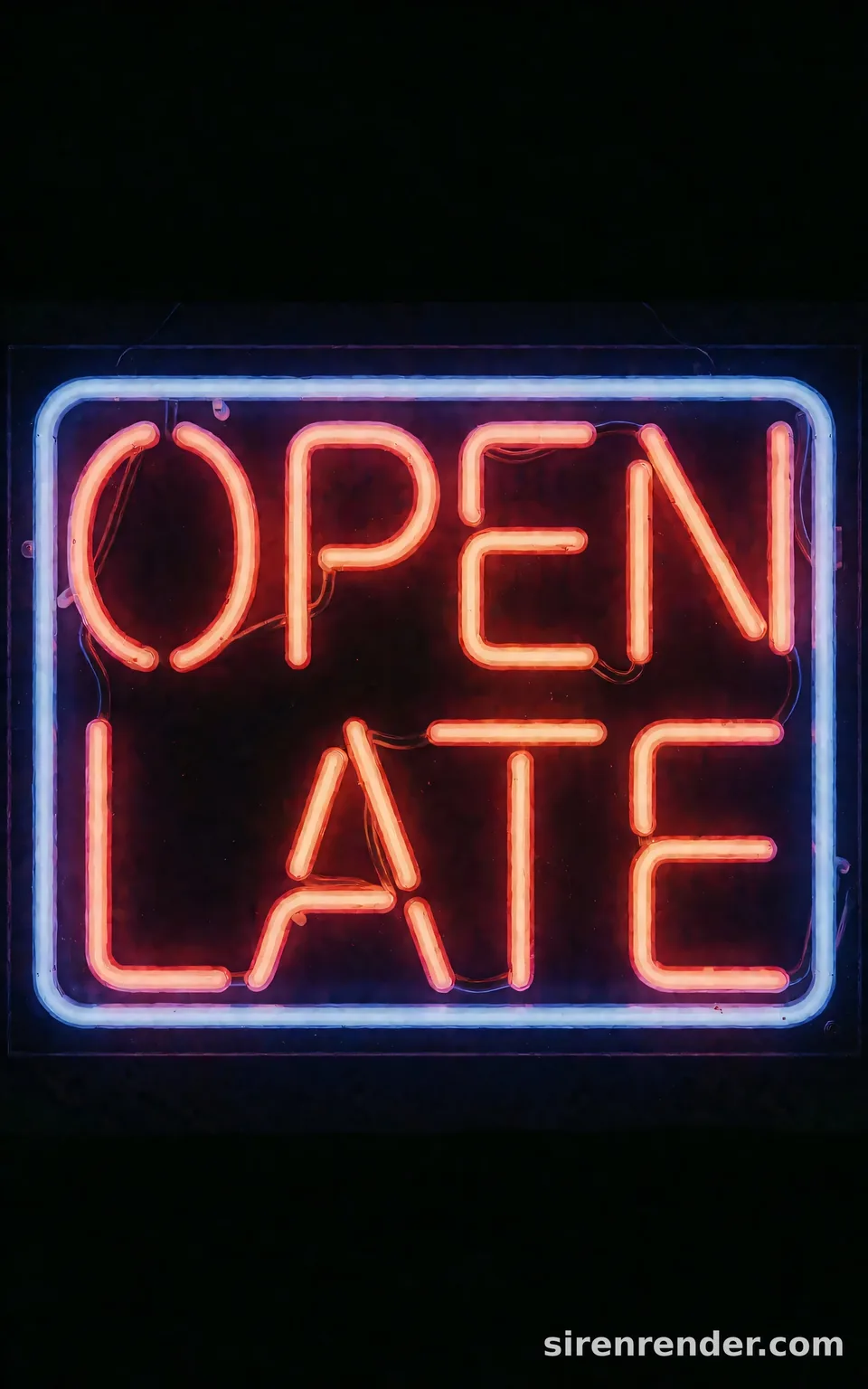 Neon sign, short prompt: Neon sign, short prompt, seed 22