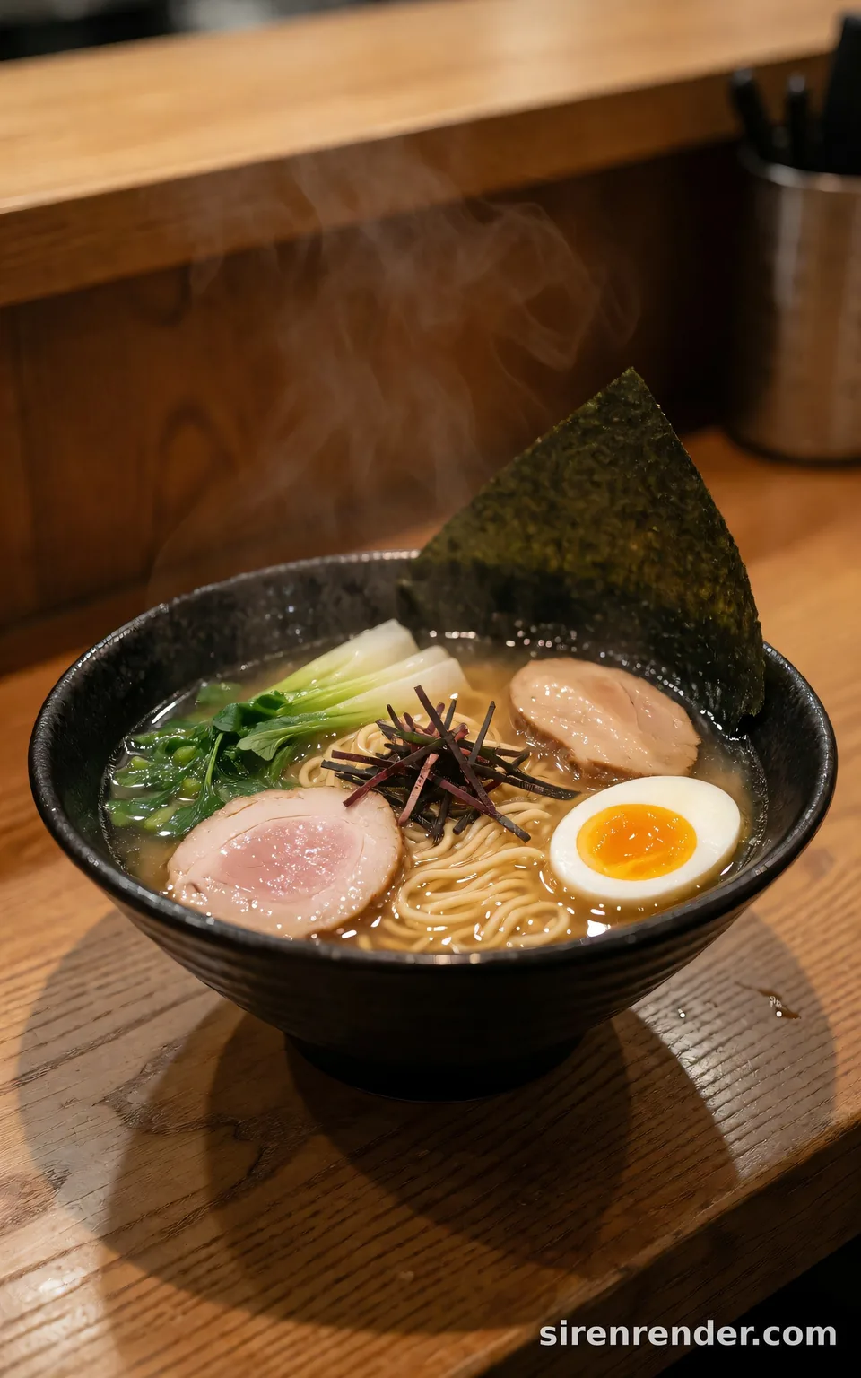 Bowl of ramen, short prompt: Bowl of ramen, short prompt, seed 22