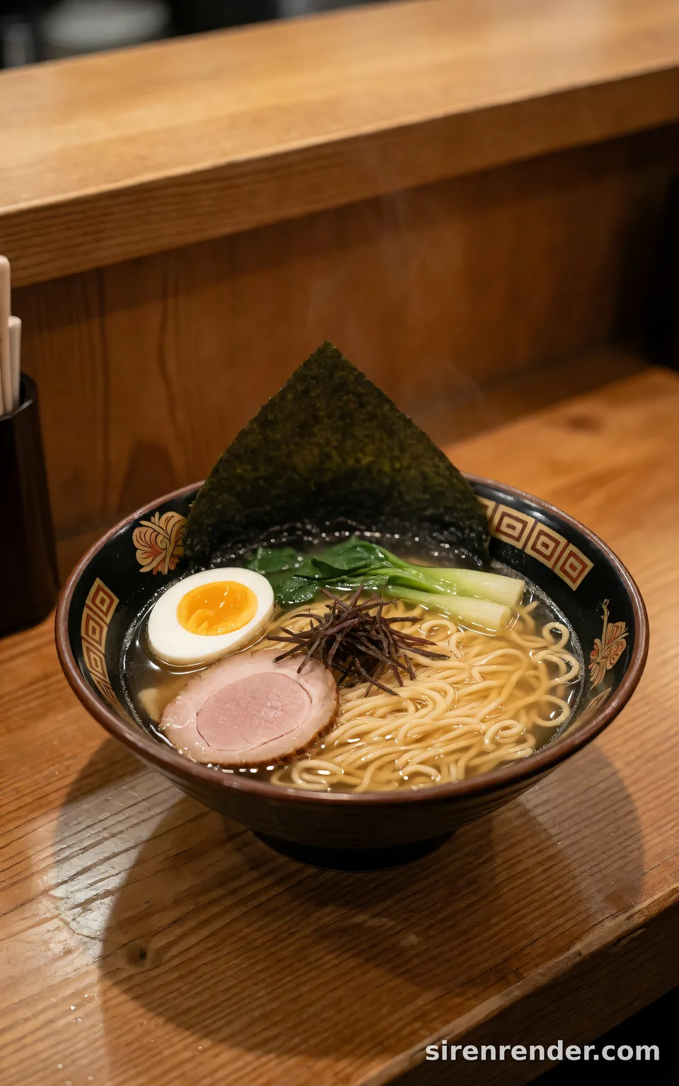 Bowl of ramen, short prompt: Bowl of ramen, short prompt, seed 44