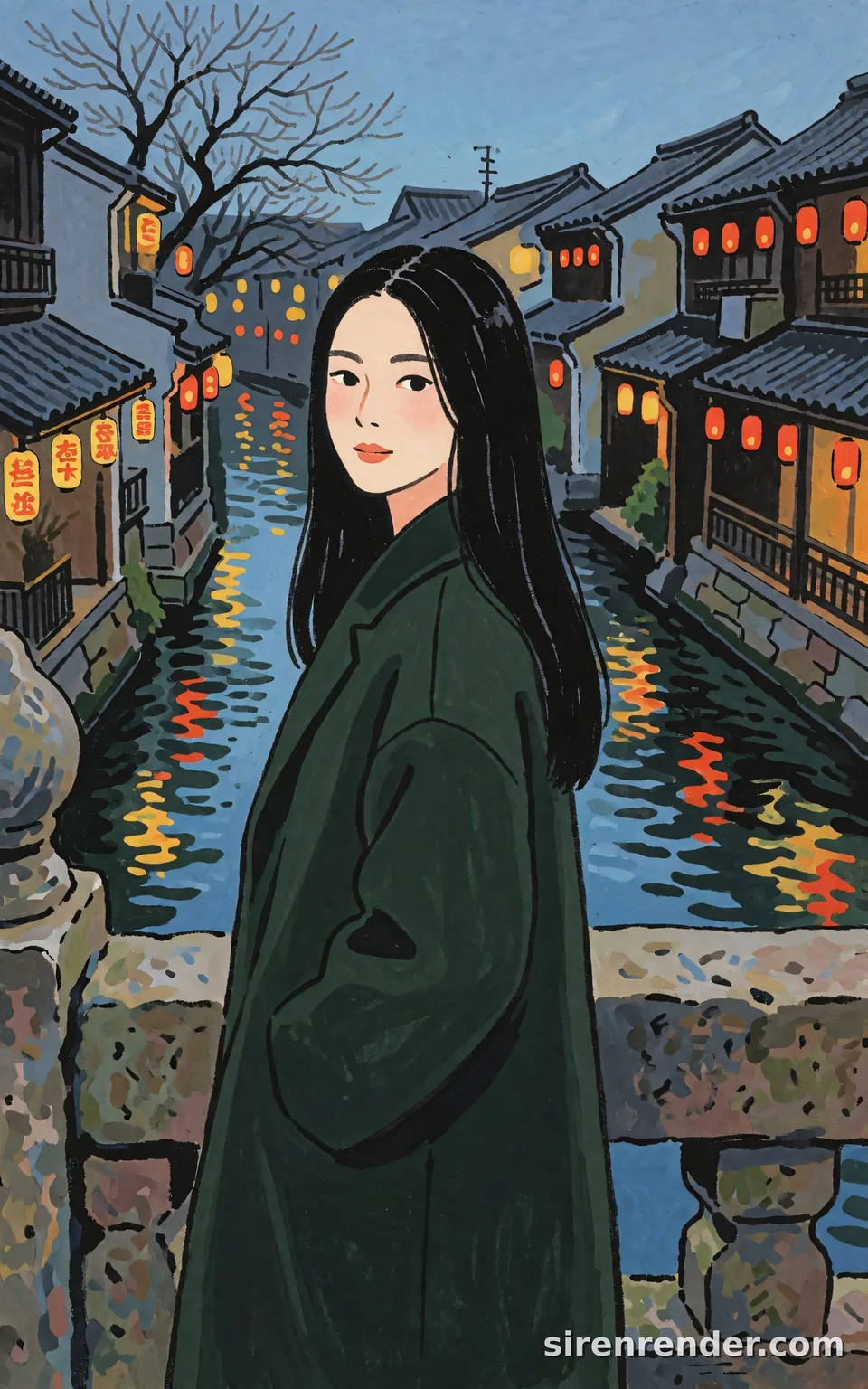 Krea 2 render: gouache illustration seed 502