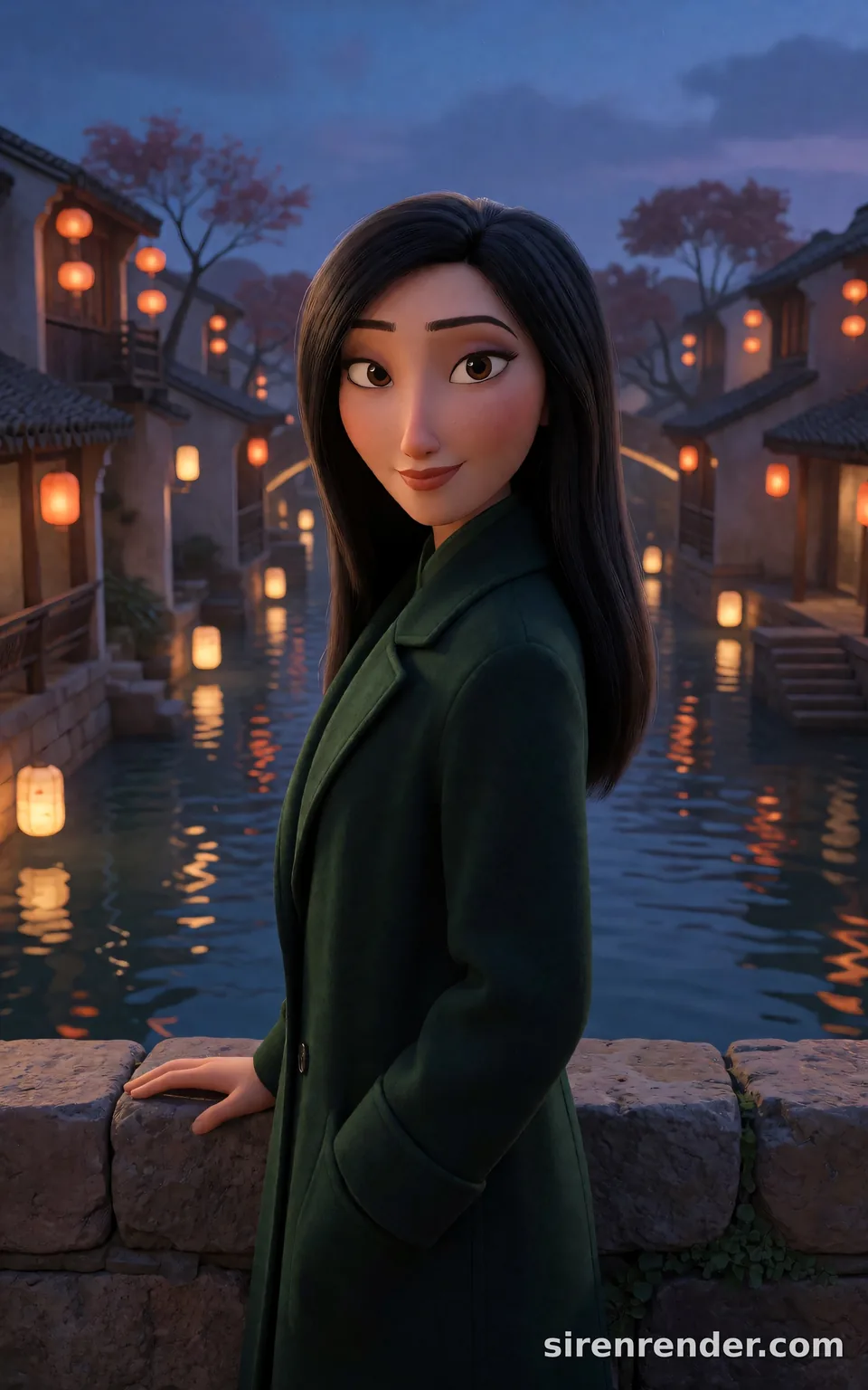 Krea 2 render: stylized 3D animated film still seed 501