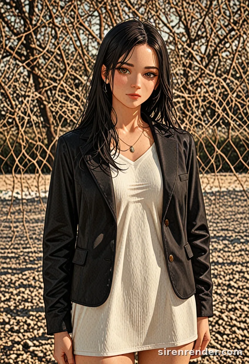 WAI-Illustrious render with the tag beach, seed 1002