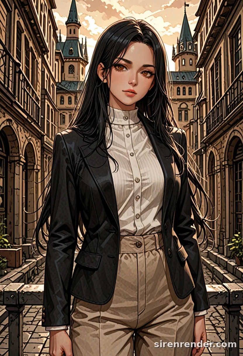 WAI-Illustrious render with the tag castle, seed 1002