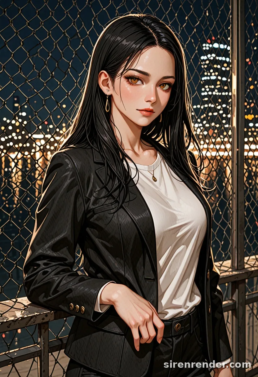 WAI-Illustrious render with the tag city lights, seed 1001