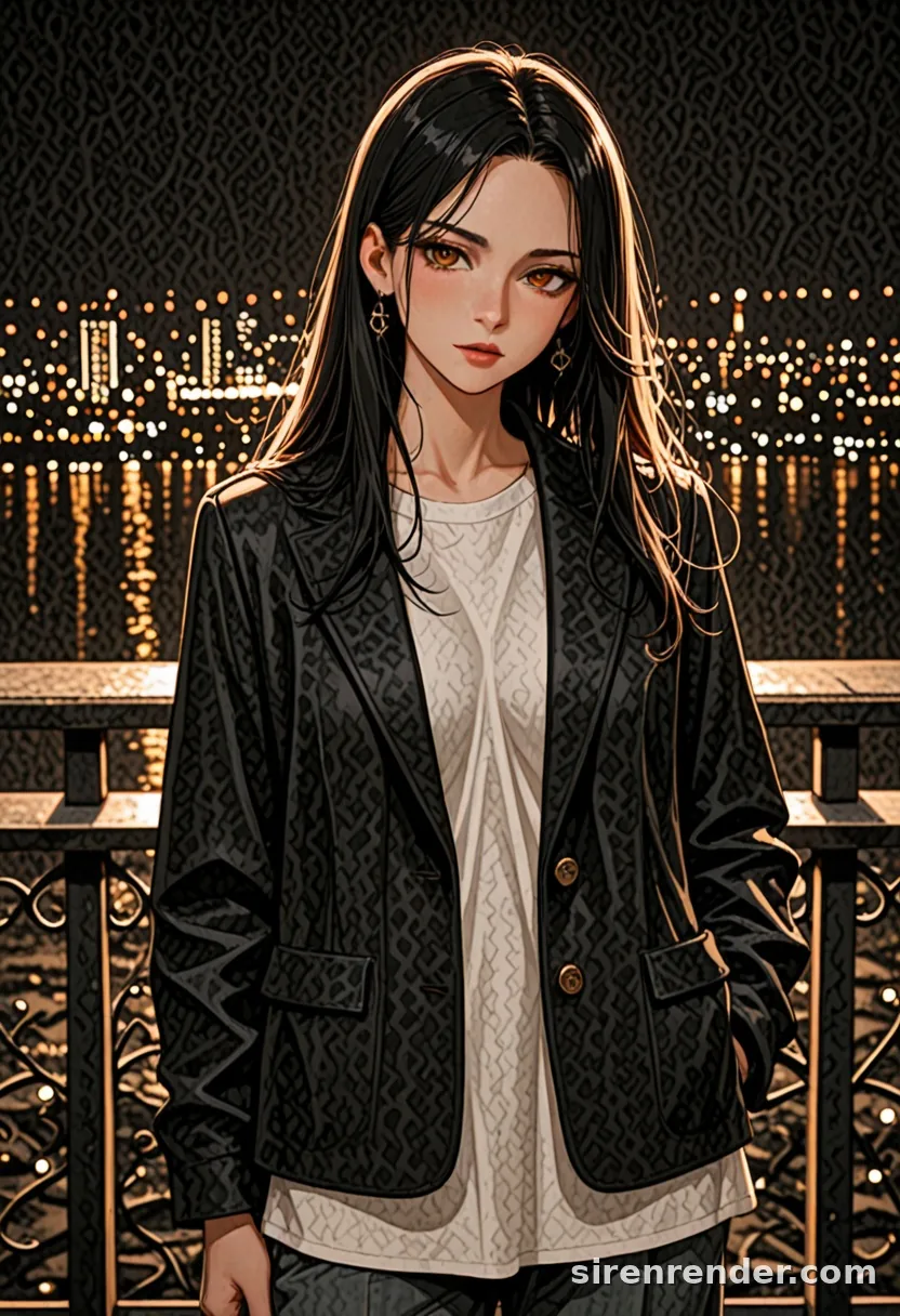 WAI-Illustrious render with the tag city lights, seed 1002