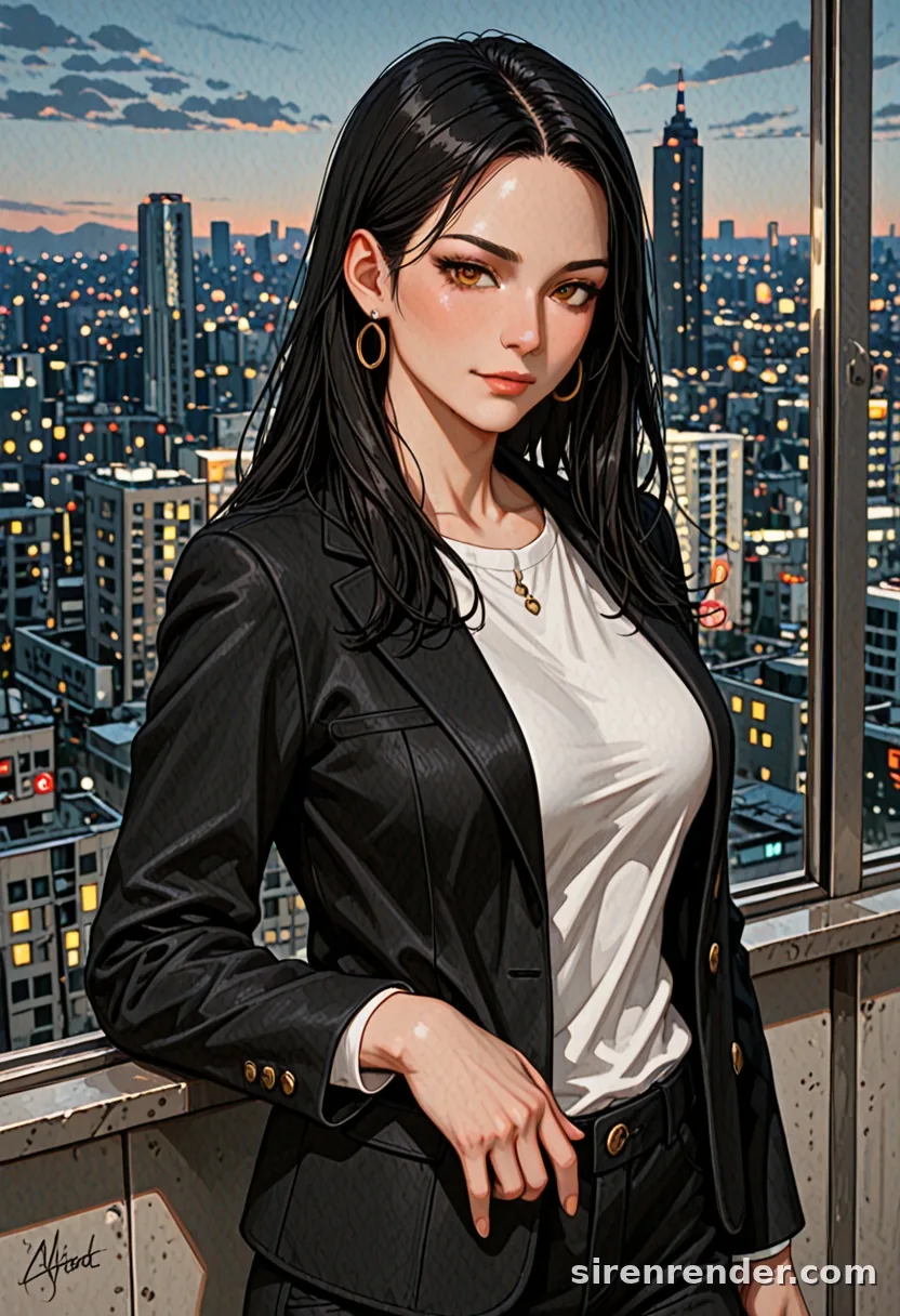WAI-Illustrious render with the tag cityscape, seed 1001