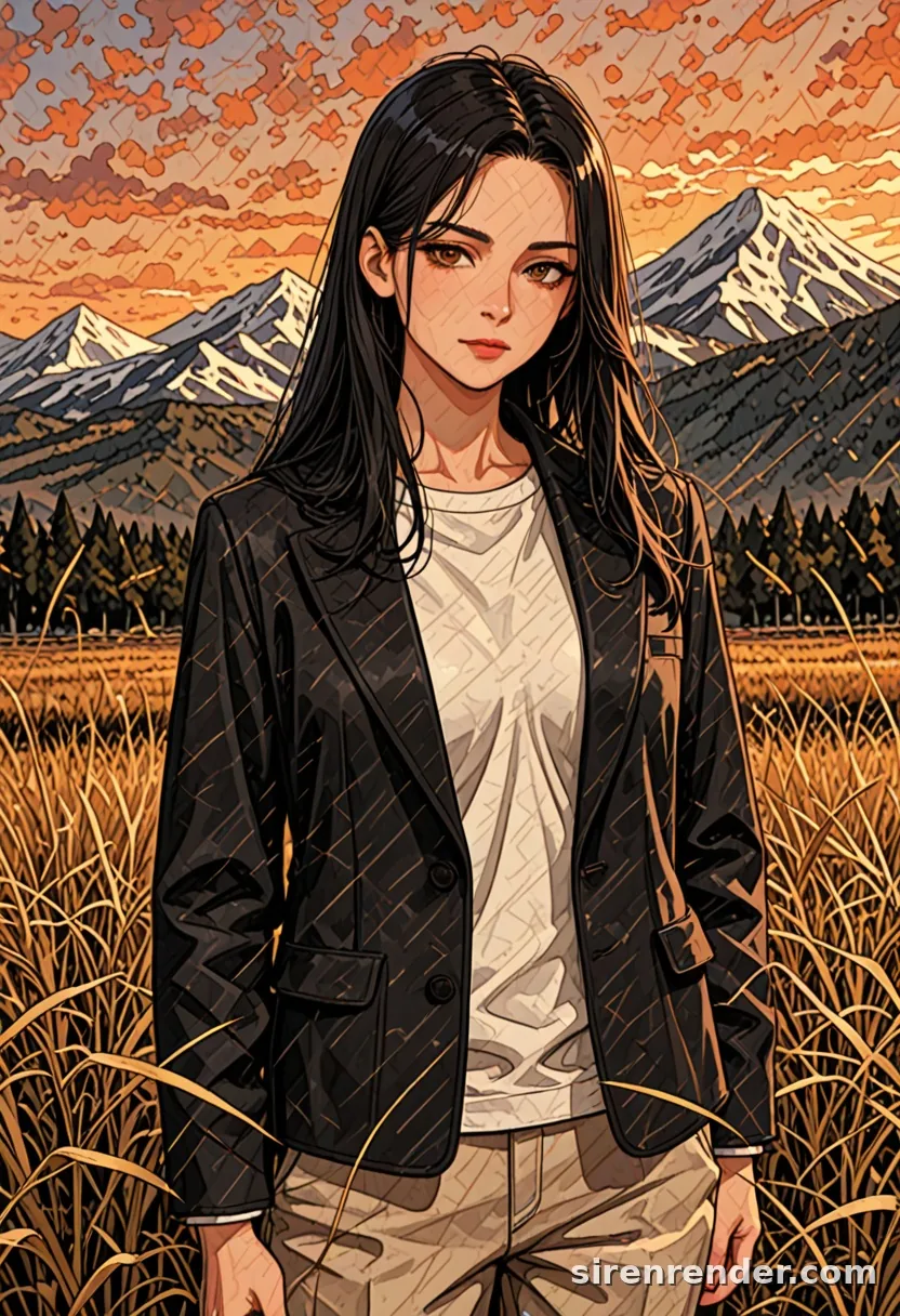 WAI-Illustrious render with the tag mountain, seed 1002