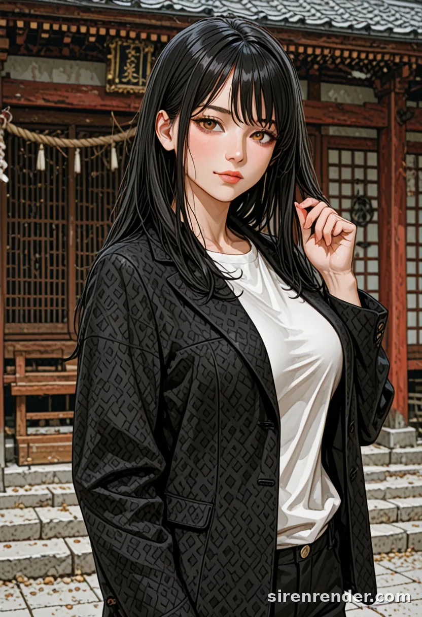 WAI-Illustrious render with the tag shrine, seed 1001