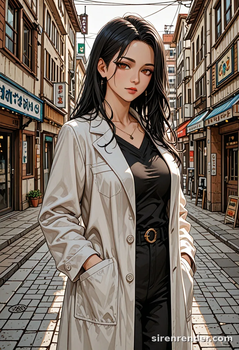 WAI-Illustrious render with the tag lab coat, seed 1002