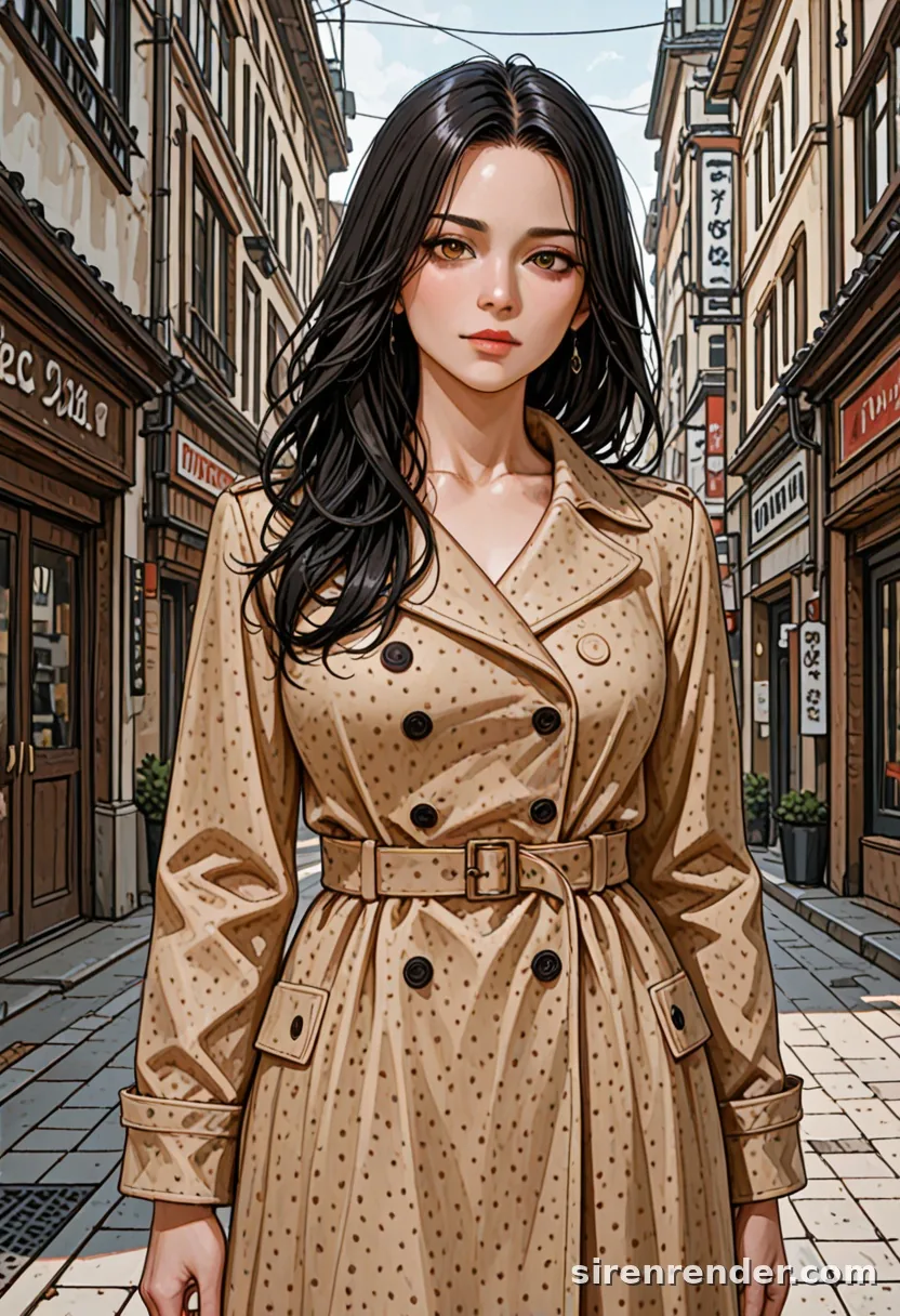 WAI-Illustrious render with the tag trench coat, seed 1001