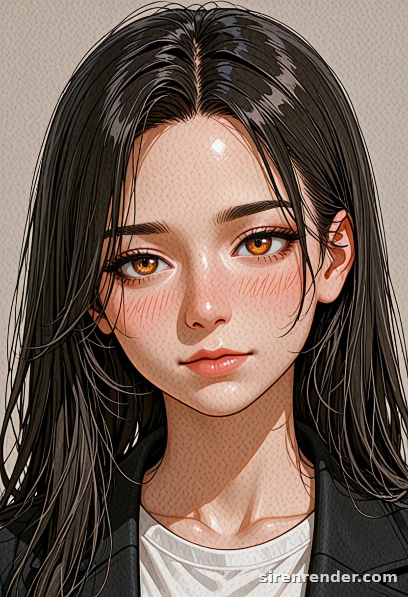 WAI-Illustrious render with the tag blush, seed 1001
