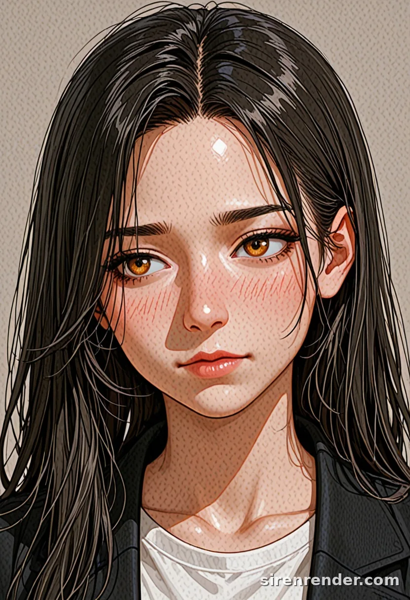WAI-Illustrious render with the tag embarrassed, seed 1001