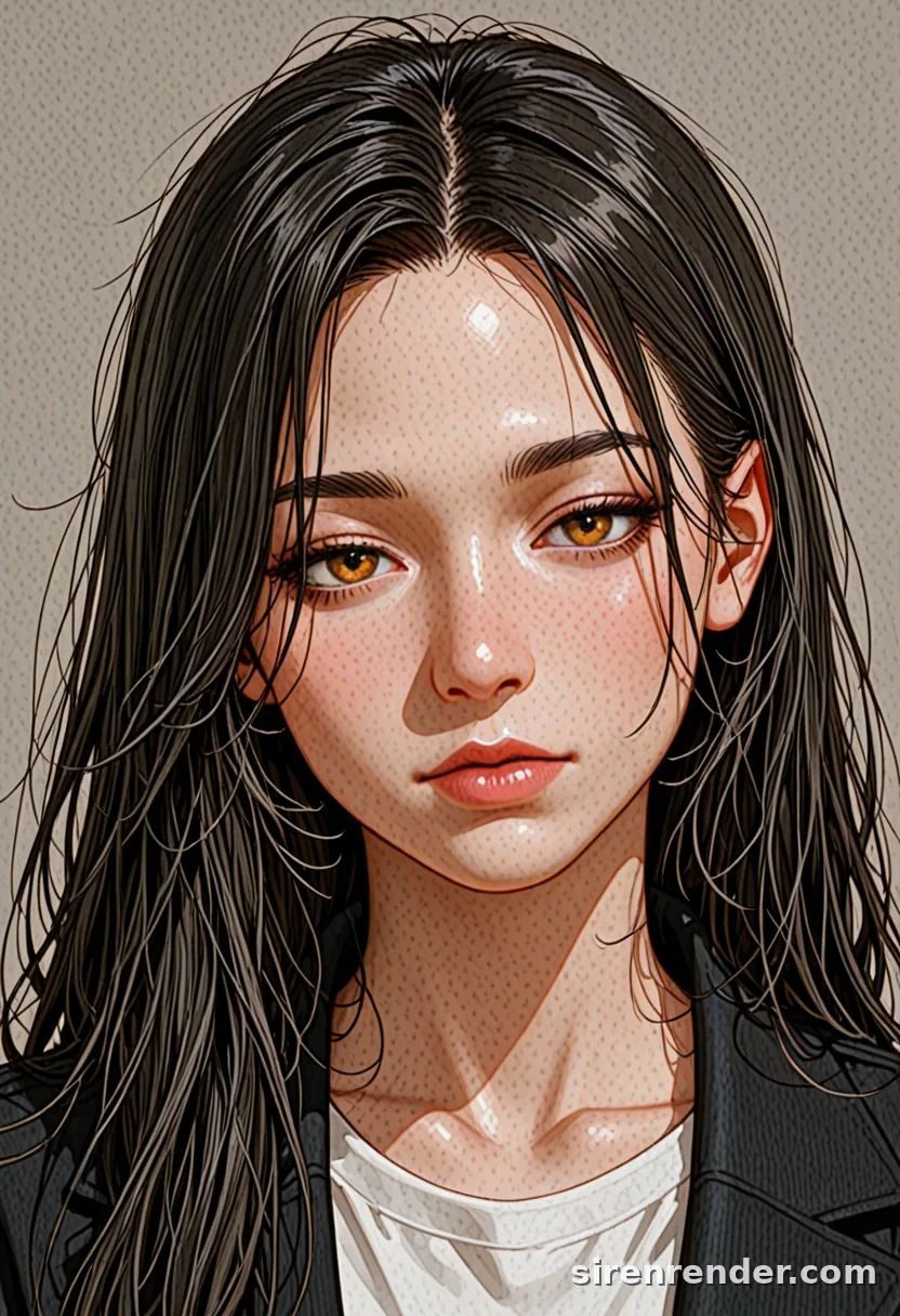 WAI-Illustrious render with the tag sleepy, seed 1001