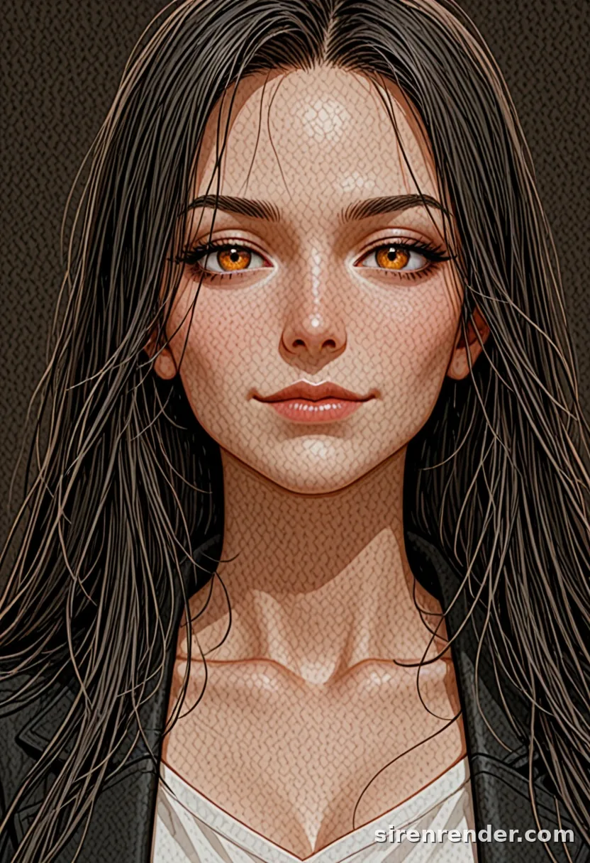 WAI-Illustrious render with the tag smirk, seed 1002