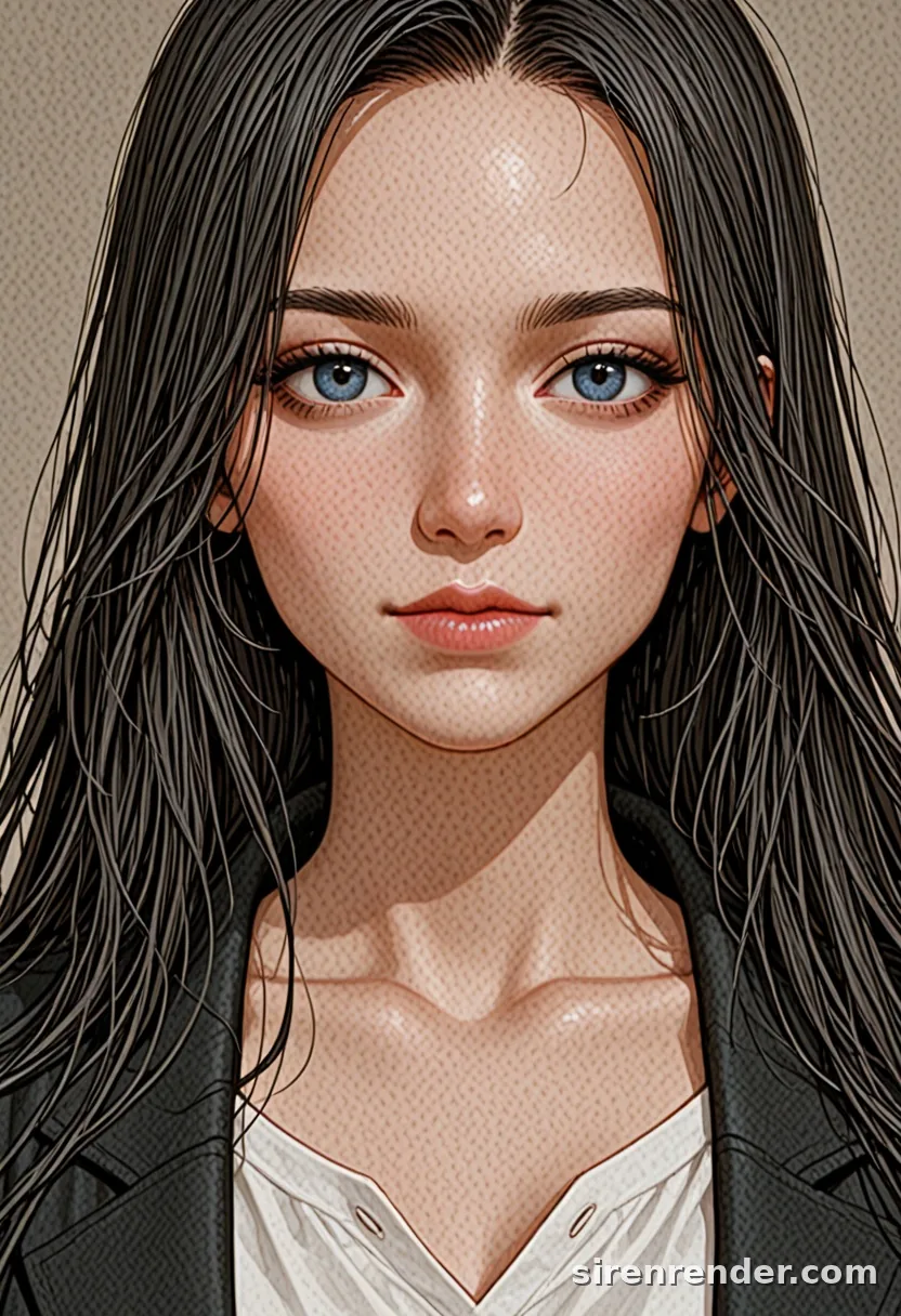 WAI-Illustrious render with the tag blue eyes, seed 1002