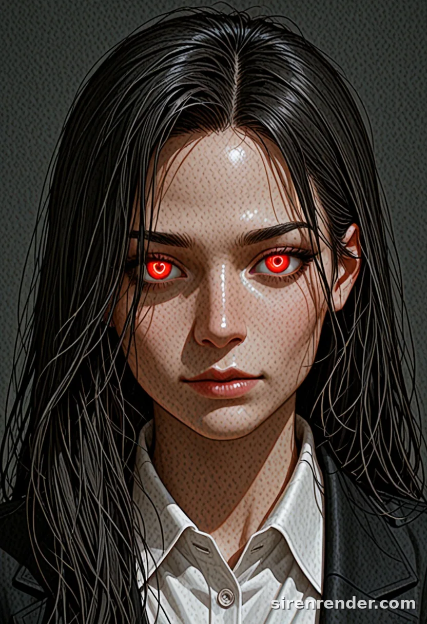 WAI-Illustrious render with the tag glowing eyes, seed 1001