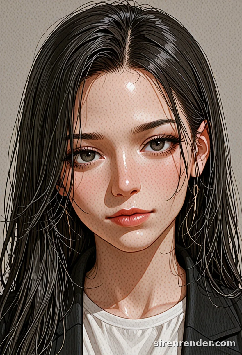 WAI-Illustrious render with the tag long eyelashes, seed 1001