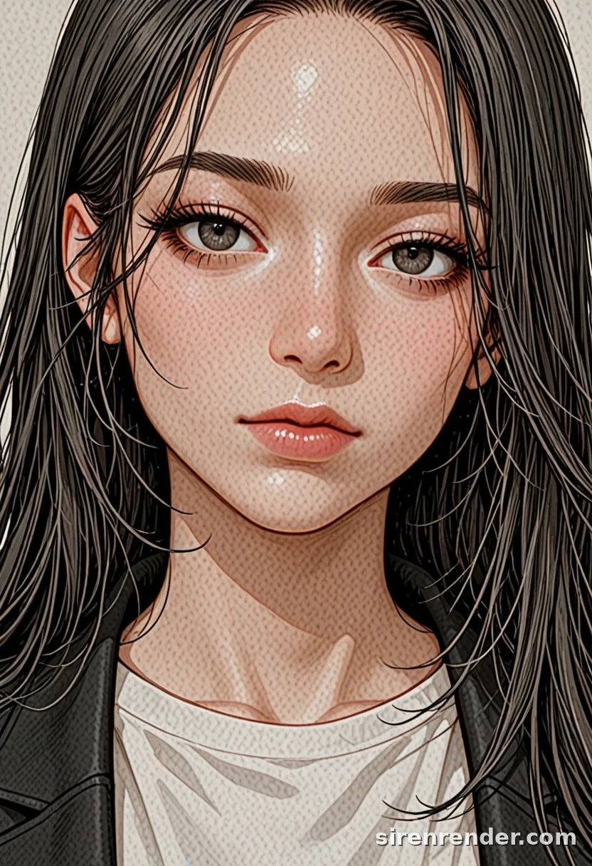 WAI-Illustrious render with the tag long eyelashes, seed 1002