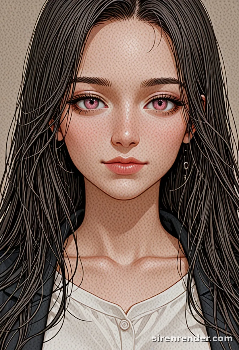 WAI-Illustrious render with the tag pink eyes, seed 1002
