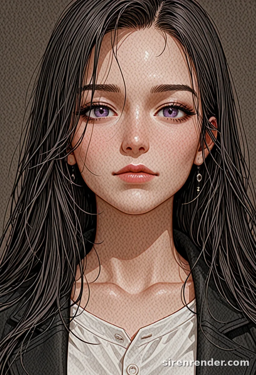 WAI-Illustrious render with the tag purple eyes, seed 1002