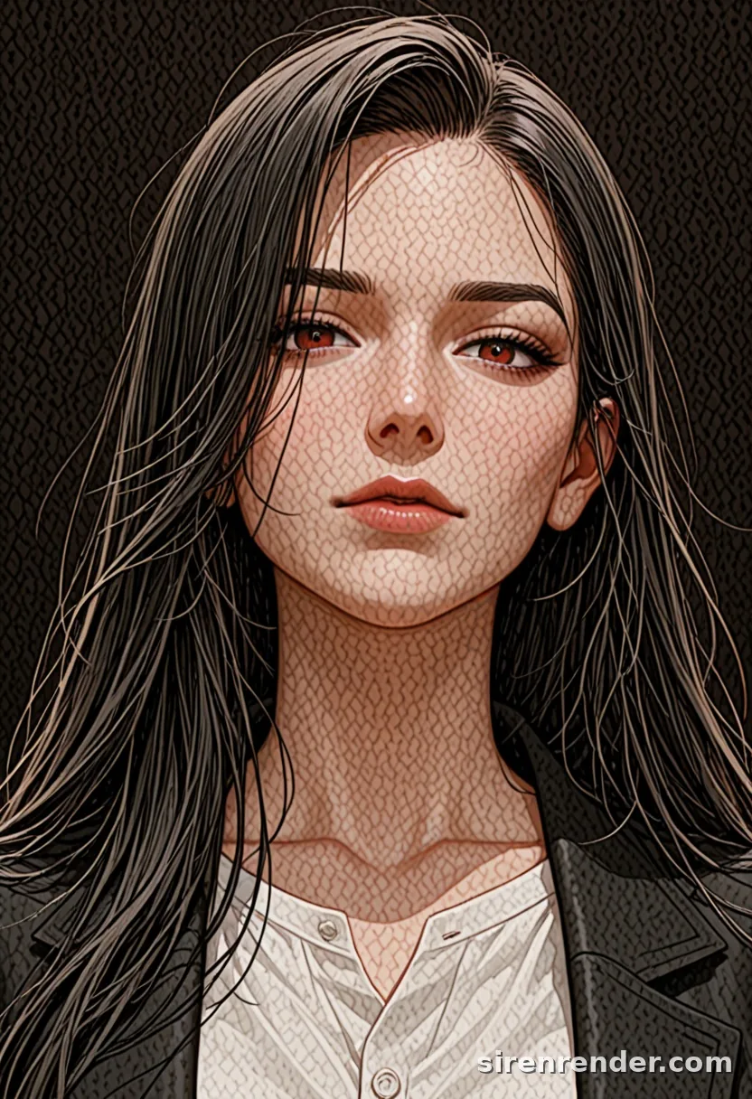 WAI-Illustrious render with the tag red eyes, seed 1002