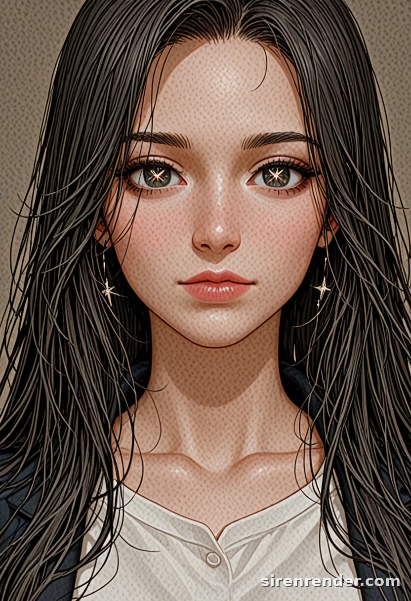 WAI-Illustrious render with the tag star-shaped pupils, seed 1002