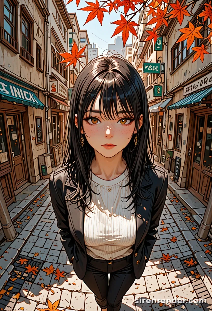 WAI-Illustrious render with the tag fisheye, seed 1002