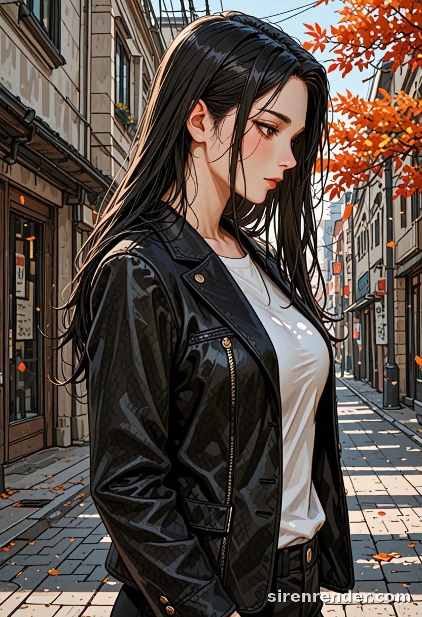 WAI-Illustrious render with the tag from side, seed 1001