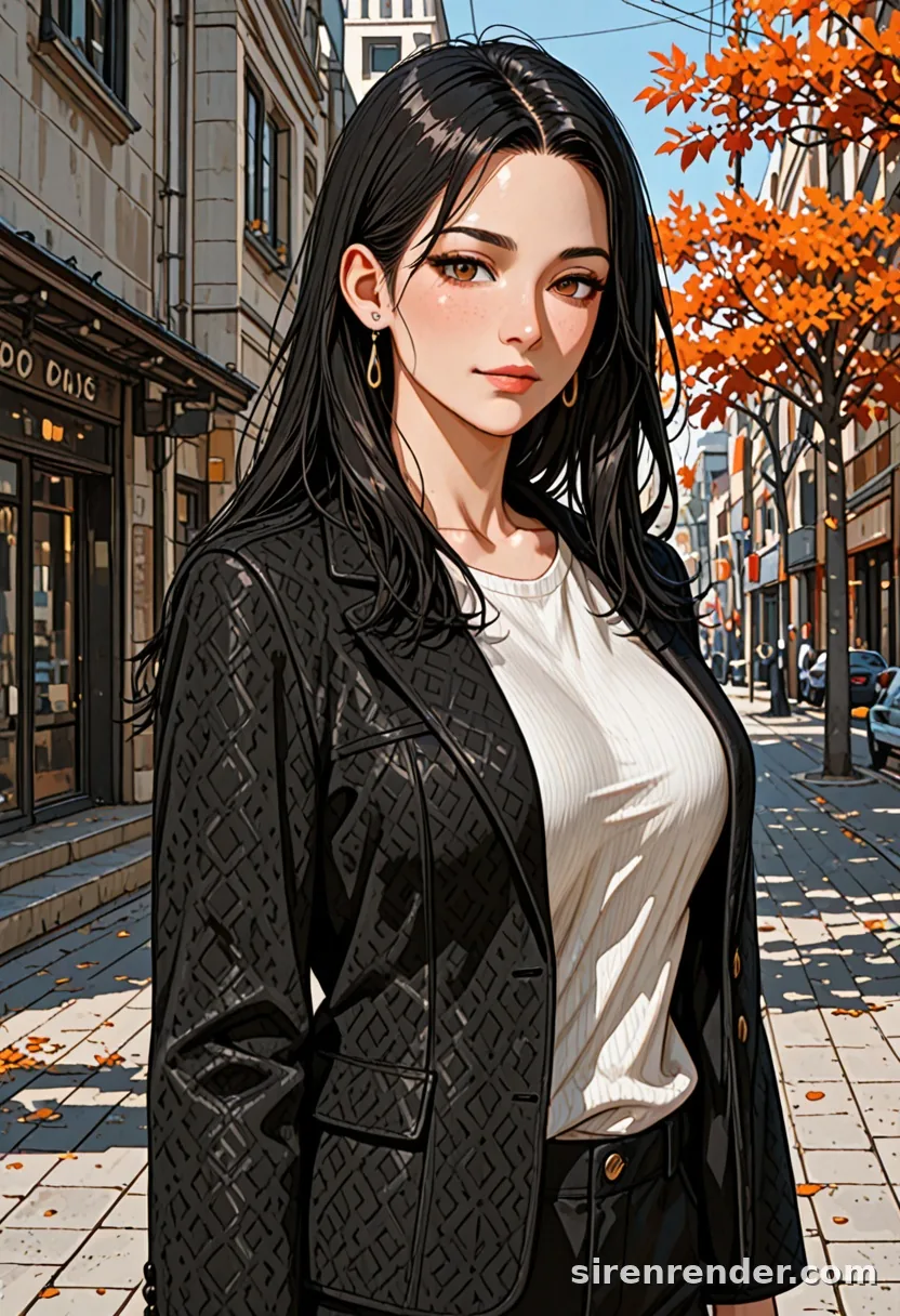 WAI-Illustrious render with the tag looking at viewer, seed 1001