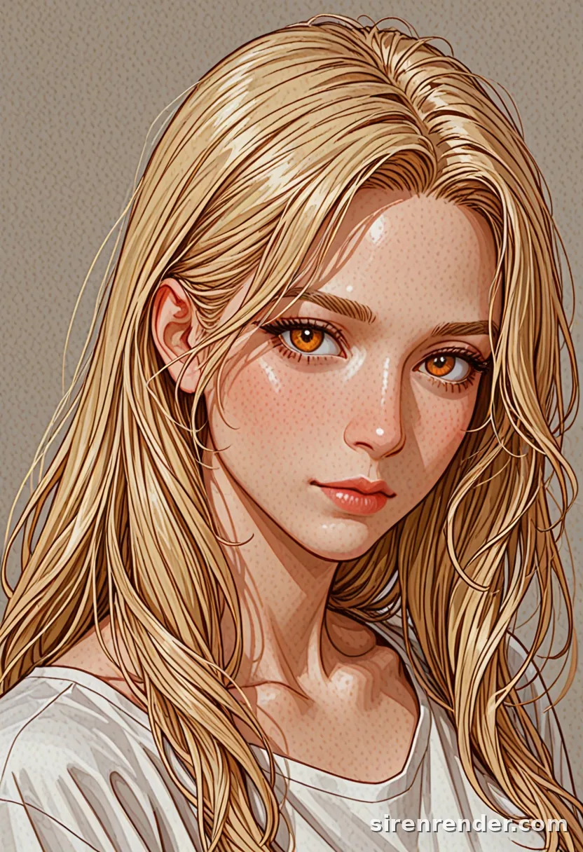 WAI-Illustrious render with the tag blonde hair, seed 1001