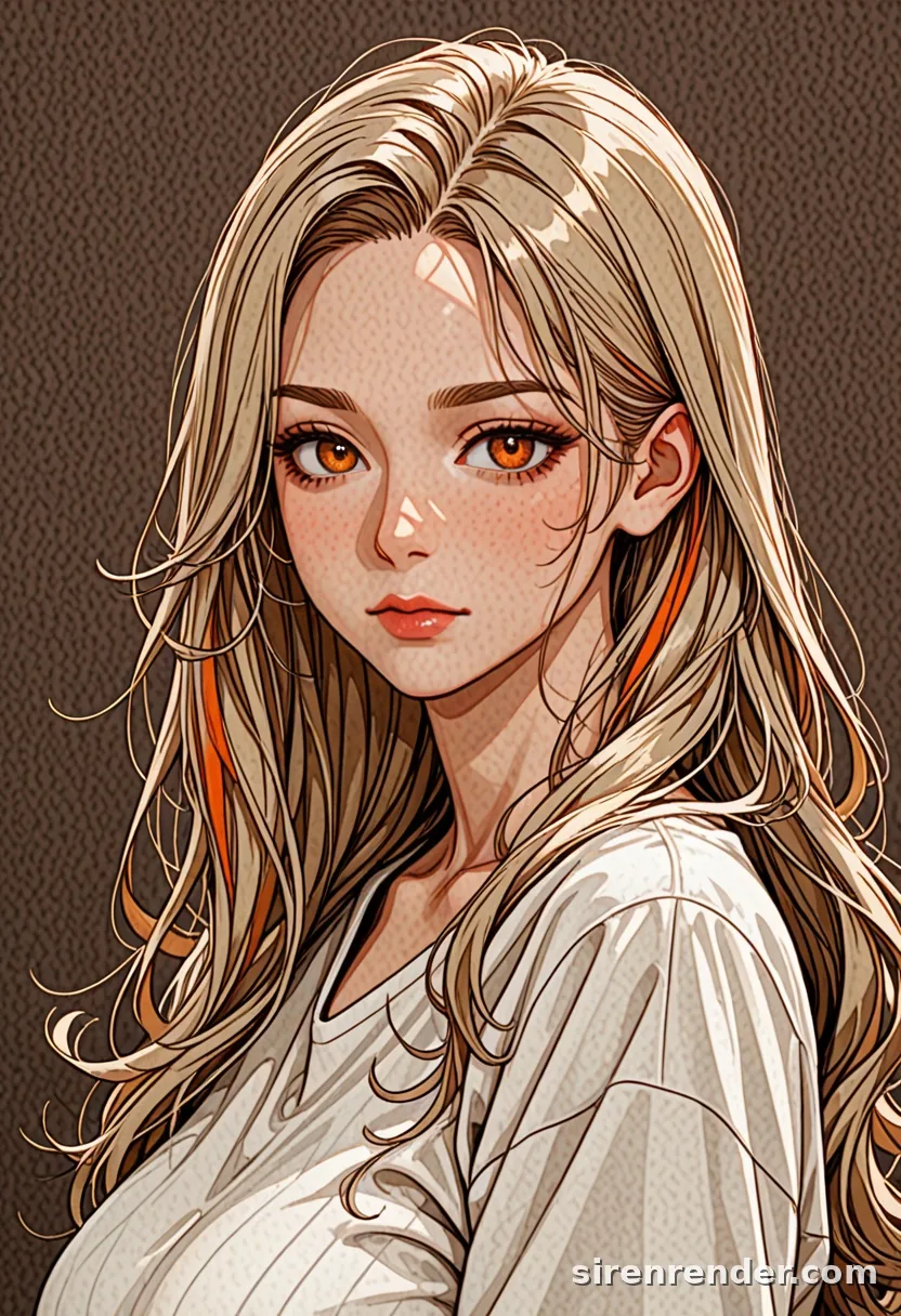 WAI-Illustrious render with the tag streaked hair, seed 1002