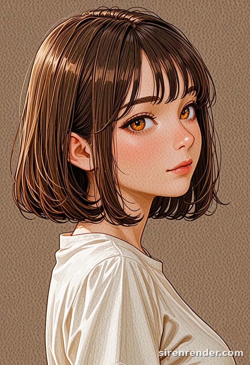 WAI-Illustrious render with the tag bob cut, seed 1002