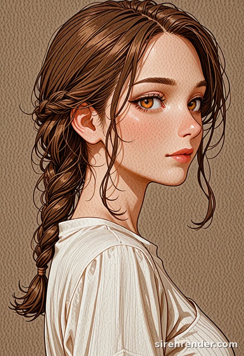 WAI-Illustrious render with the tag braid, seed 1002