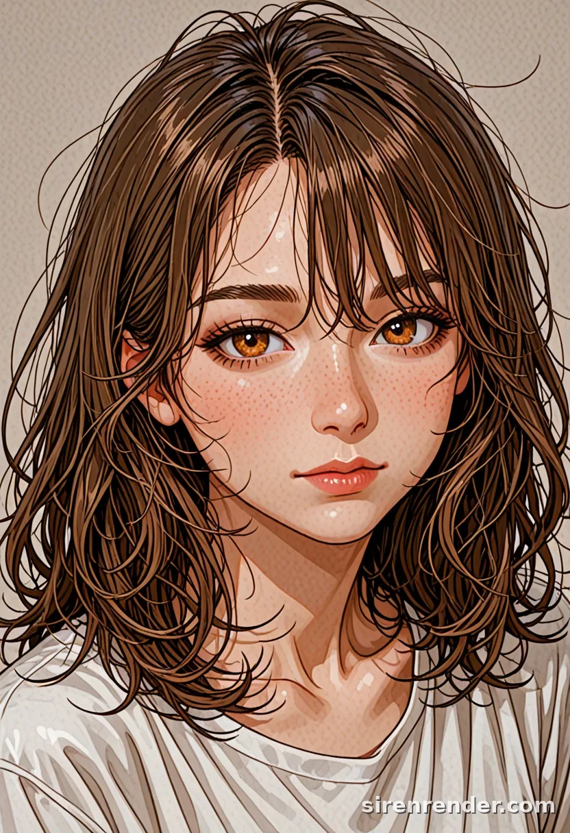 WAI-Illustrious render with the tag messy hair, seed 1001