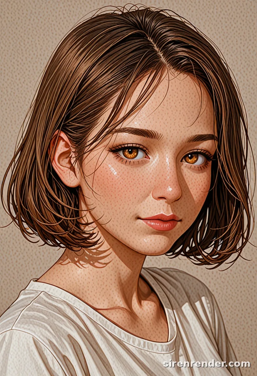 WAI-Illustrious render with the tag short hair, seed 1001