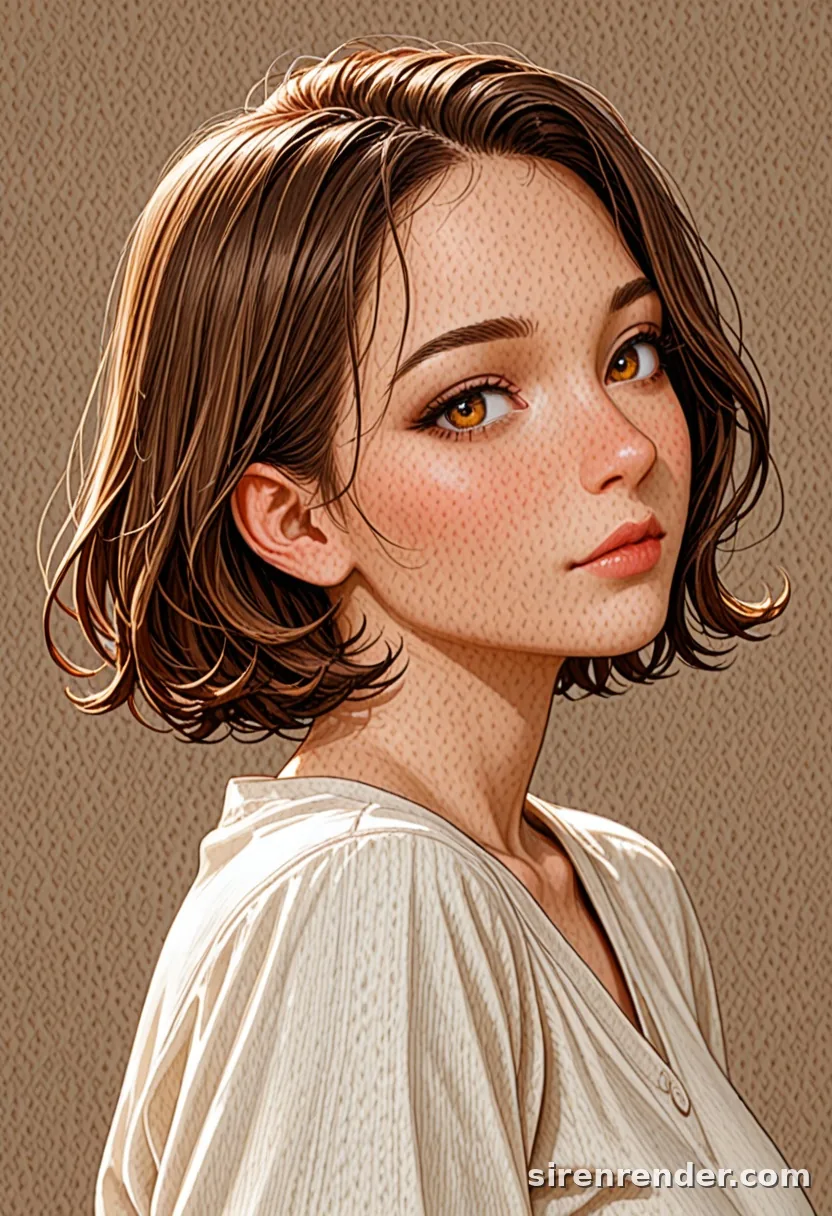 WAI-Illustrious render with the tag short hair, seed 1002