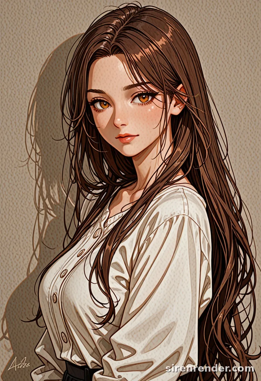 WAI-Illustrious render with the tag very long hair, seed 1001