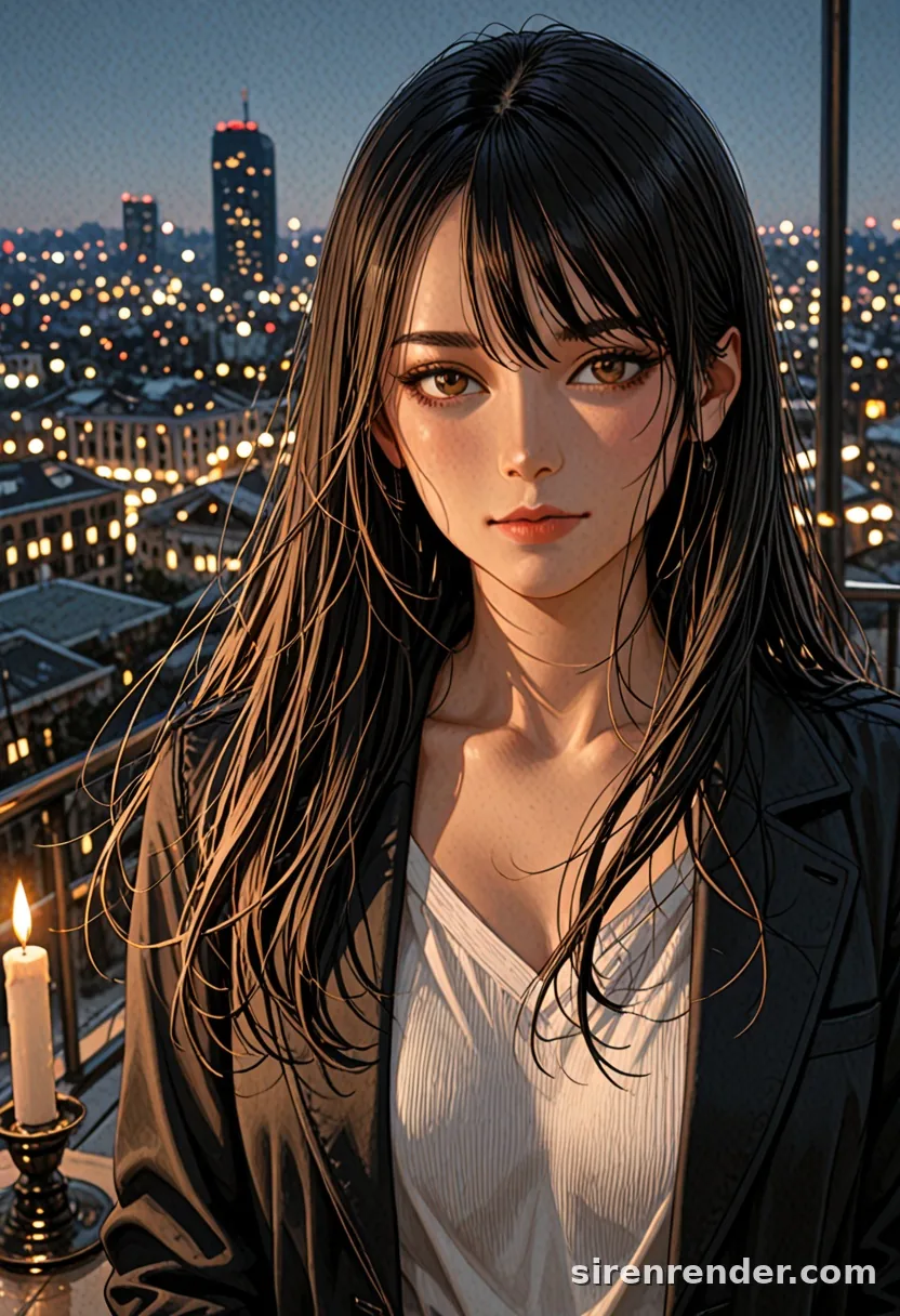 WAI-Illustrious render with the tag candlelight, seed 1001