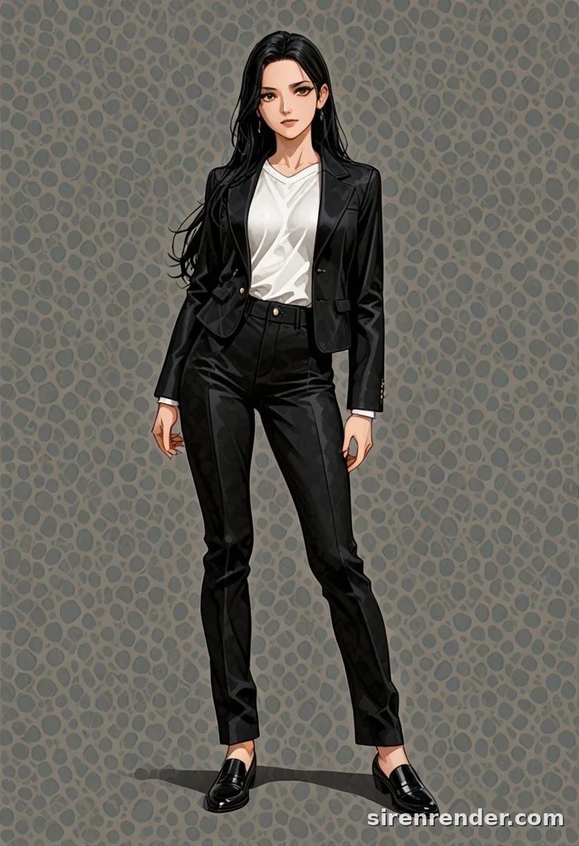 WAI-Illustrious render with the tag contrapposto, seed 1001
