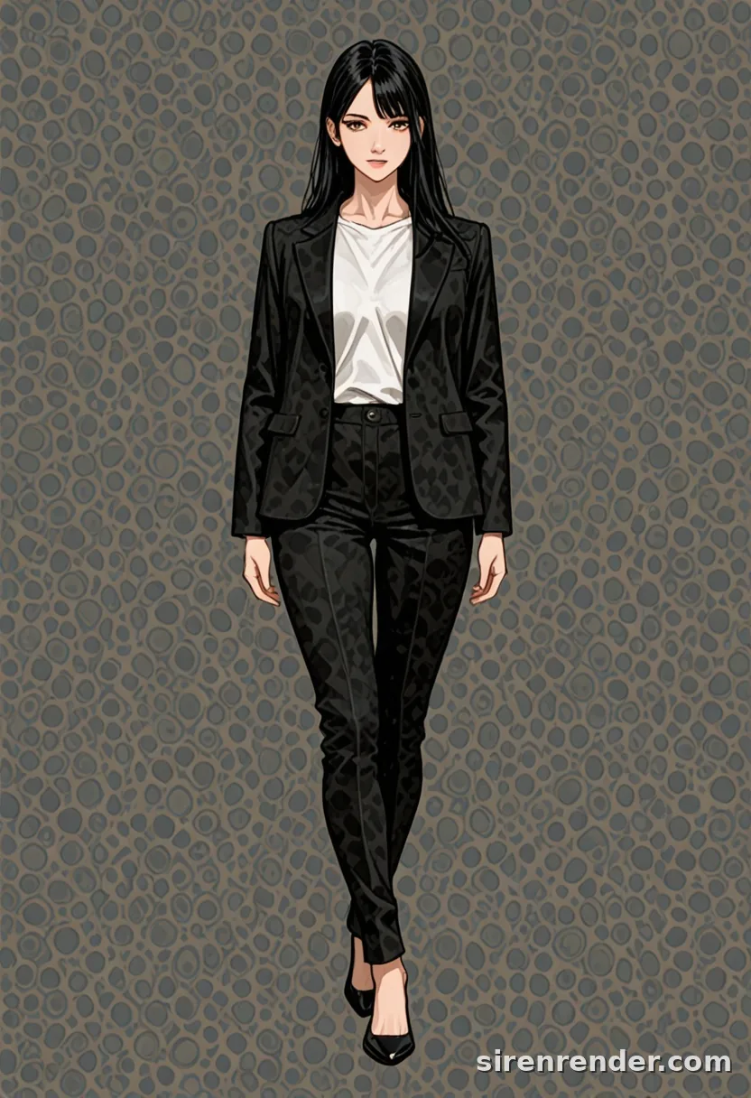 WAI-Illustrious render with the tag walking, seed 1001