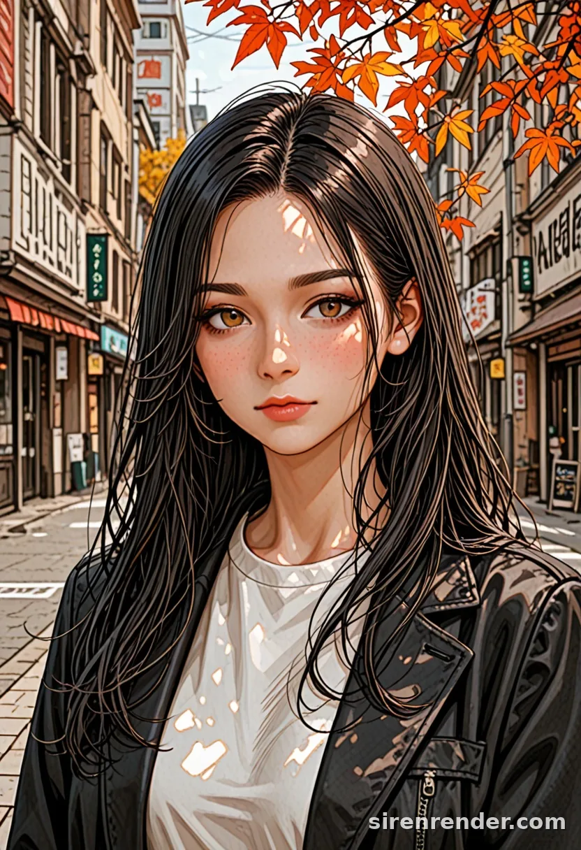 WAI-Illustrious render with the tag lineart, seed 1002